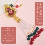 高级感宋锦双面--宝华奔鹿-转运葫芦