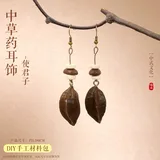中草药耳饰-使君子【耳钩】一对