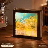 DIY光影纸雕灯 - 闲鸟归庭