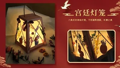 【宫廷灯笼】干花灯笼