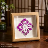宋锦工艺画摆件-藻井